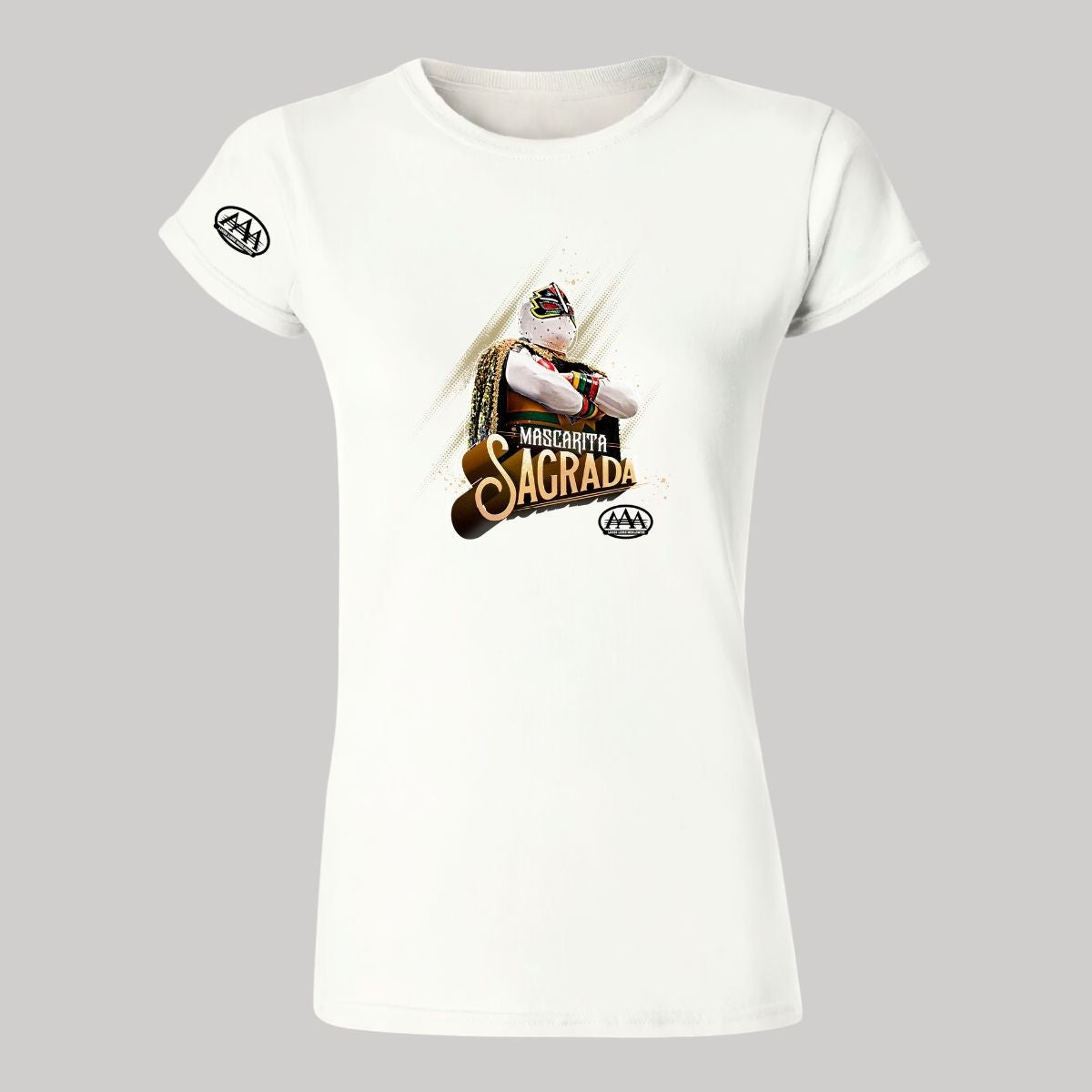 Playera Deportiva Mujer Lucha Libre AAA W Mascarita Sagrada