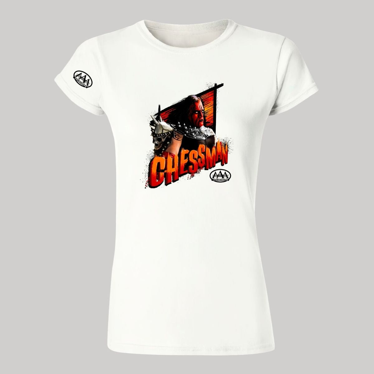 Playera Deportiva Mujer Lucha Libre AAA Luchadores Chessman