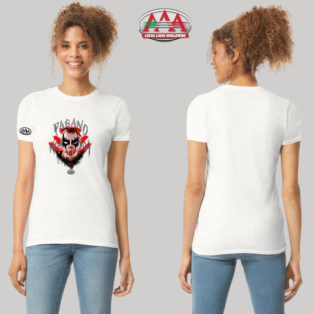 Playera Deportiva Mujer Lucha Libre AAA Luchadores Pagano