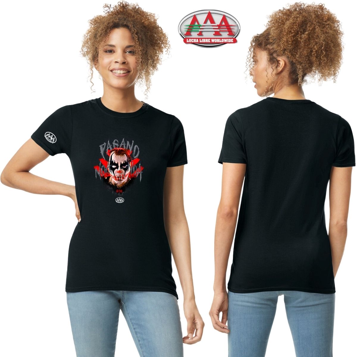 Jersey Playera Lucha Libre AAA Mujer Luchadores Pagano