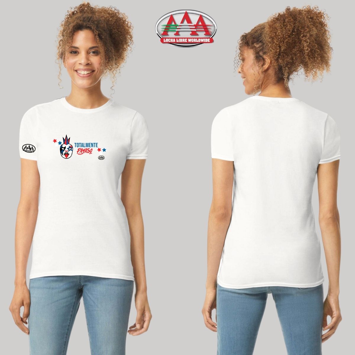 Playera Deportiva Mujer Lucha Libre AAA Total Psycho Clown