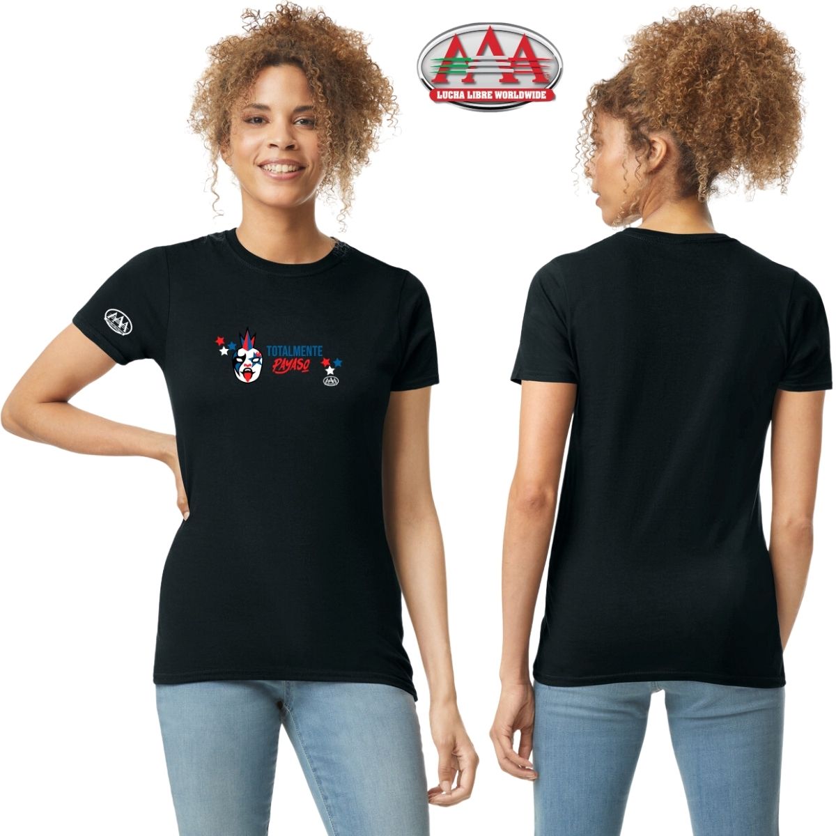 Playera Deportiva Mujer Lucha Libre AAA Total Psycho Clown