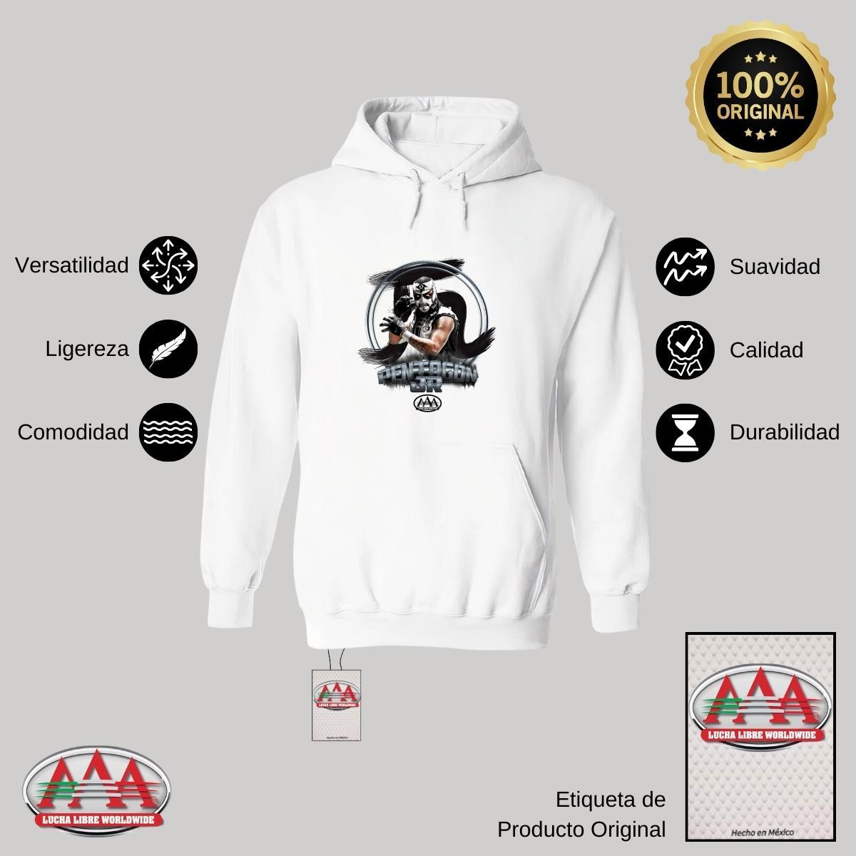 Sudadera Hombre Hoodies  Lucha Libre AAA Pentagón Jr