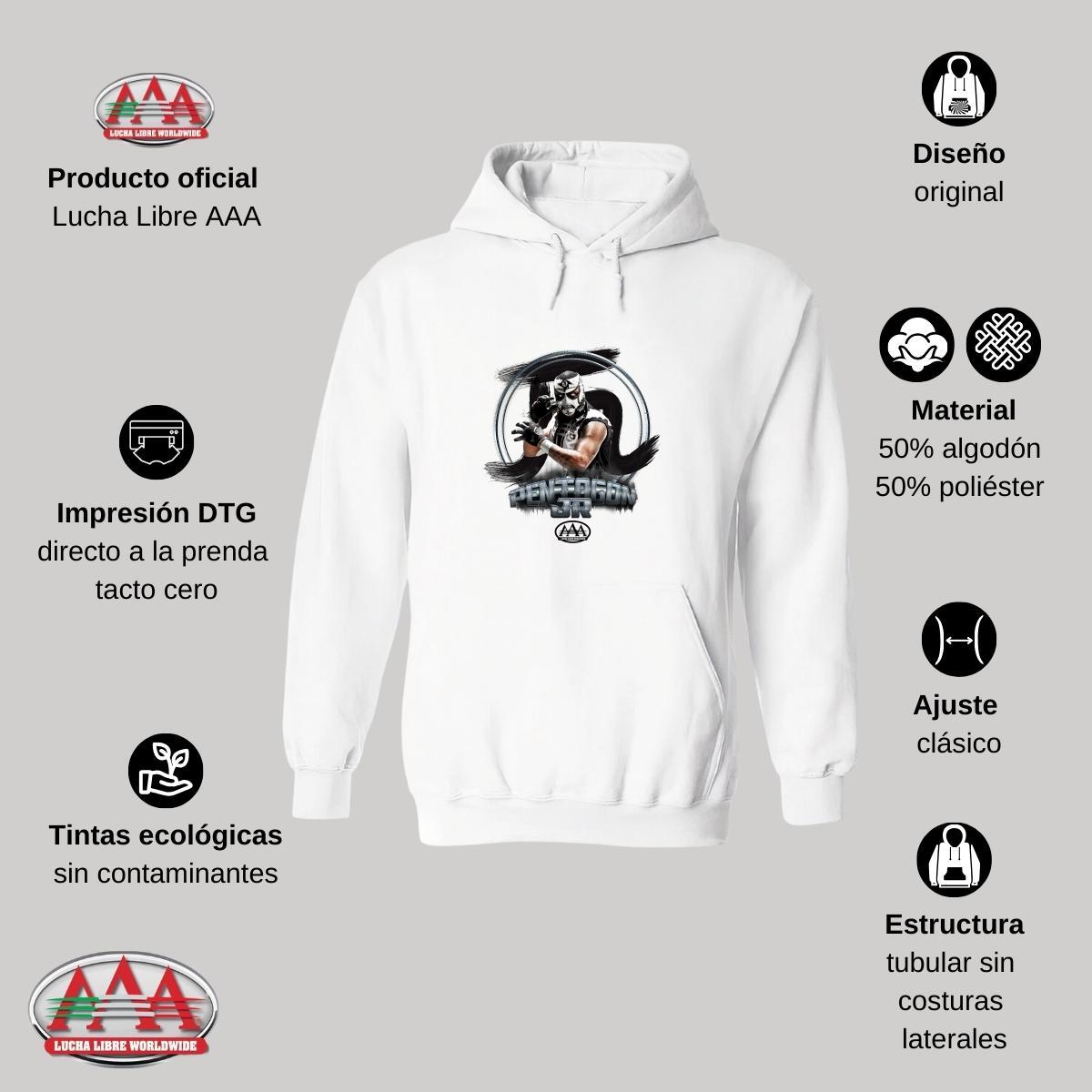 Sudadera Hombre Hoodies  Lucha Libre AAA Pentagón Jr