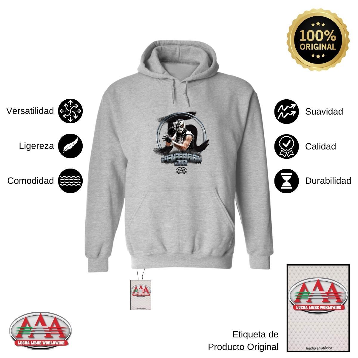 Sudadera Hombre Hoodies  Lucha Libre AAA Pentagón Jr