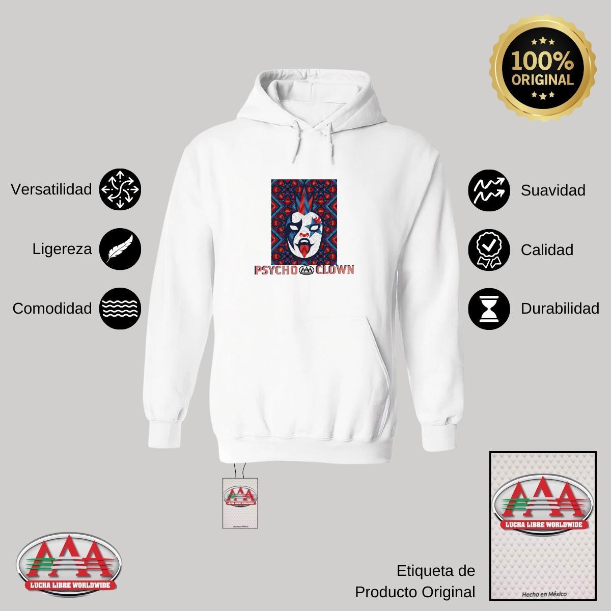 Sudadera Hombre Hoodies  Lucha Libre AAA Psycho Clown