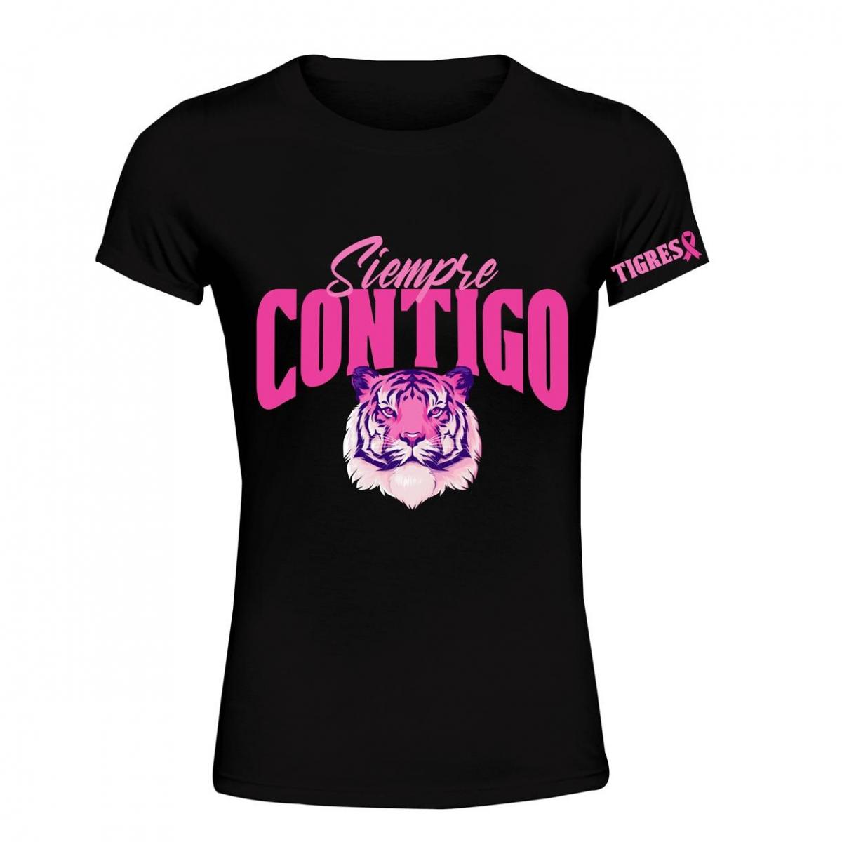 Playera Tigres UANL Mujer Siempre Contigo Mes Rosa OD76879