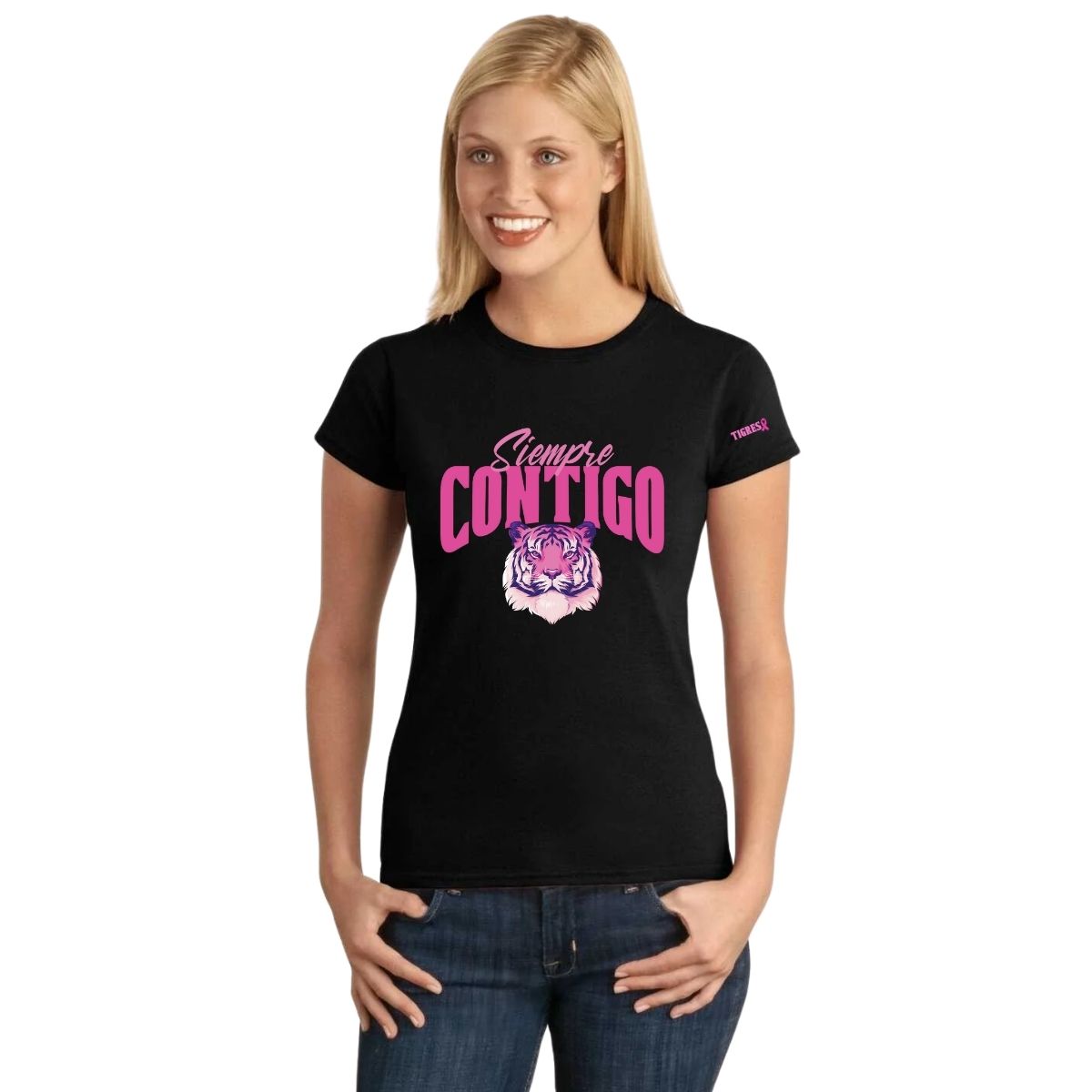 Playera Tigres UANL Mujer Siempre Contigo Mes Rosa OD76879