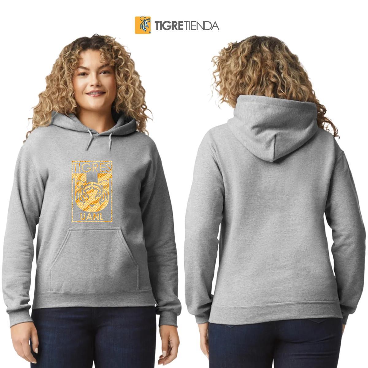 Sudadera Mujer Hoodie  Tigres UANL Escudo