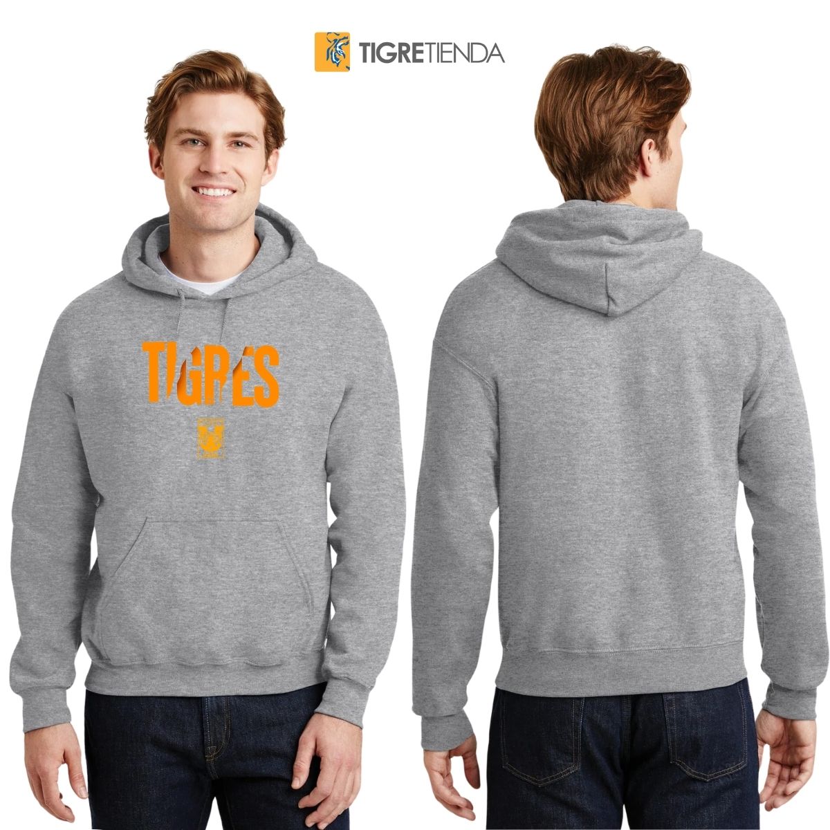 Sudadera Hombre Hoodies  Tigres UANL Escudo UANL