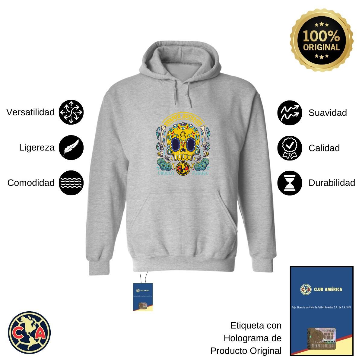 Sudadera Mujer Hoodie  América Día de Muertos