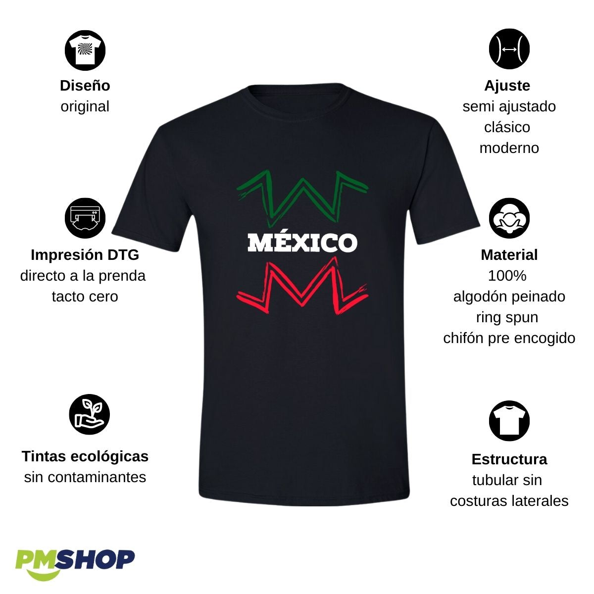 Playera Hombre México Selección Mexicana
