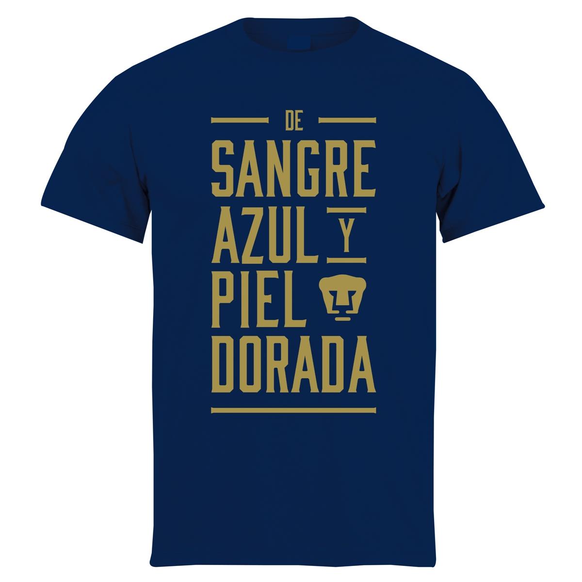 Playera Pumas UNAM Hombre De Sangre Azul OD76967