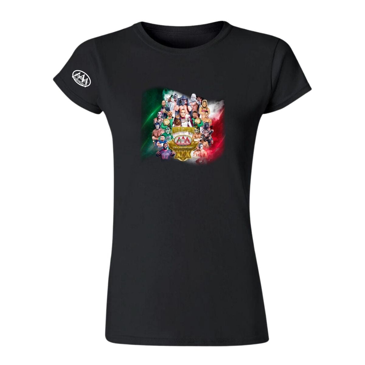 Jersey Playera Lucha Libre AAA Mujer Noche de Campeones