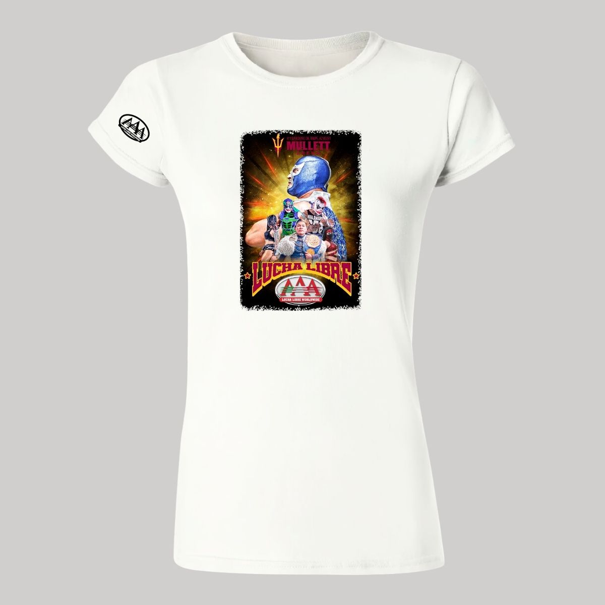 Playera Deportiva Mujer Lucha Libre AAA Mullett Arena Evento