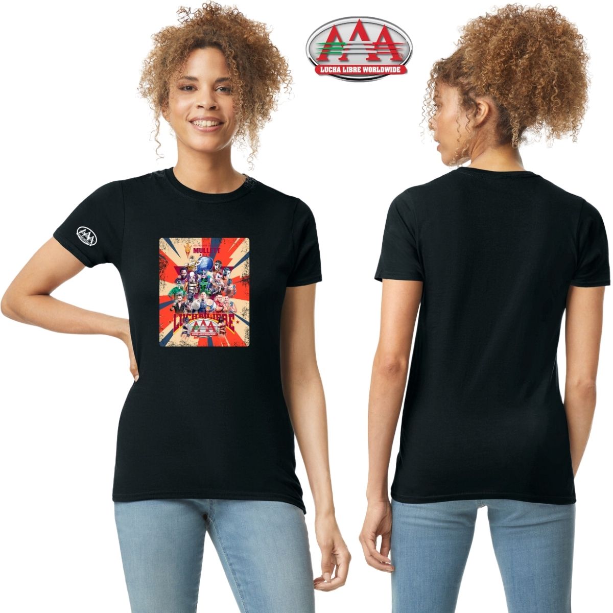 Jersey Playera Lucha Libre AAA Mujer Mexicana Mullett Arena