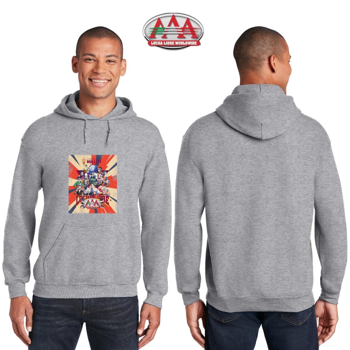 Sudadera Hombre Hoodies  Lucha Libre AAA Mullet Arena