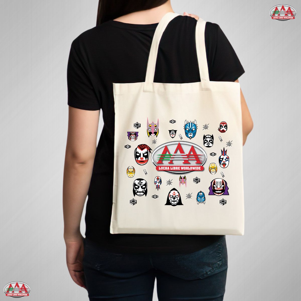 Bolsa Tote Lucha Libre AAA Worldwide OD77090