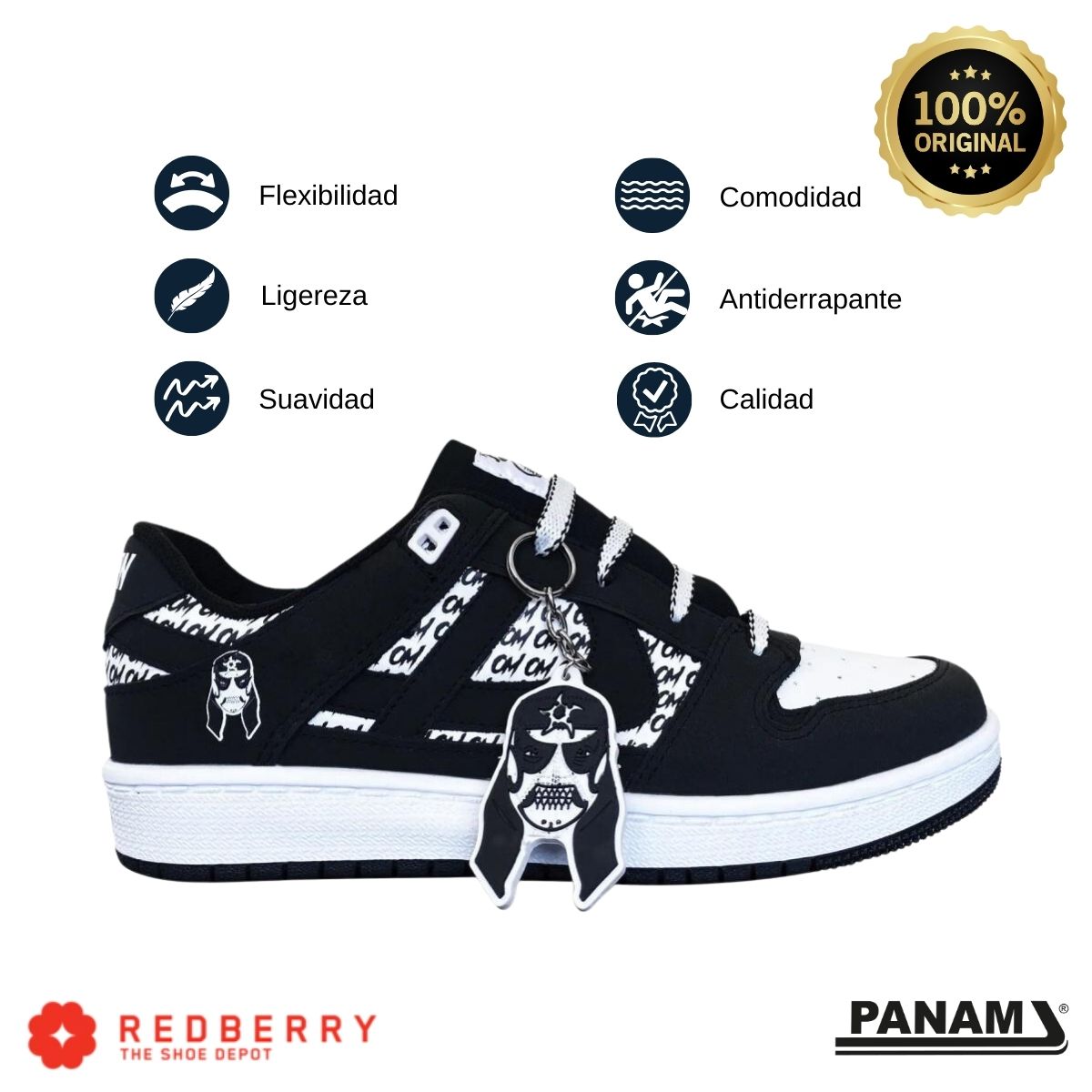 Tenis Panam Lucha Libre AAA Pentagón Jr Coyote 190045 – PM SHOP