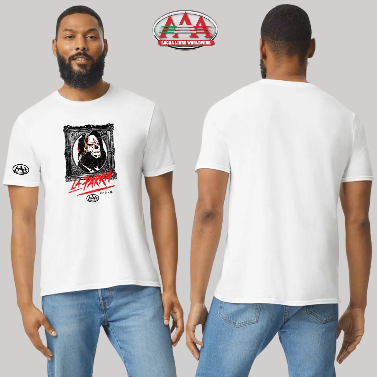 Playera Deportiva Hombre Lucha Libre AAA La Parka 040166