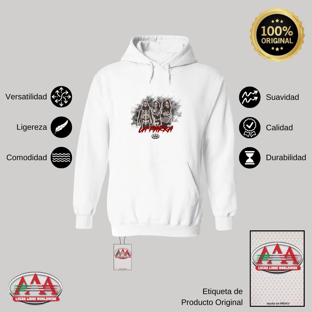 Sudadera Mujer Hoodie  Lucha Libre AAA La Parka Luchador