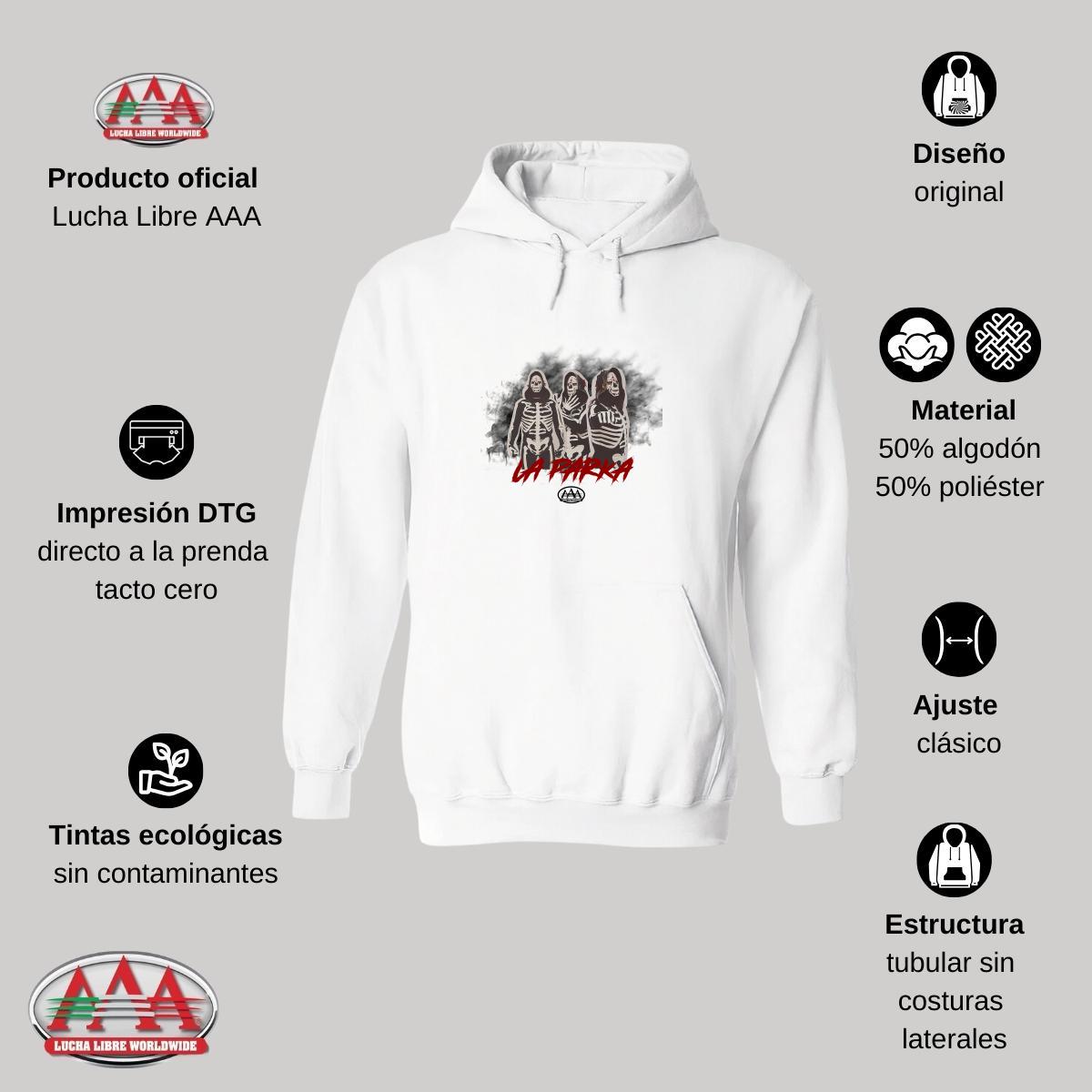 Sudadera Mujer Hoodie  Lucha Libre AAA La Parka Luchador