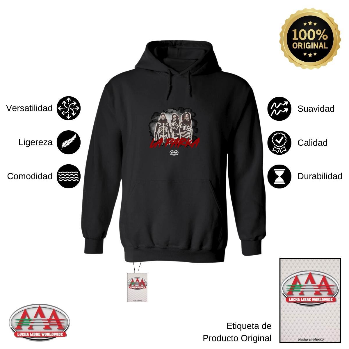 Sudadera Mujer Hoodie  Lucha Libre AAA La Parka Luchador