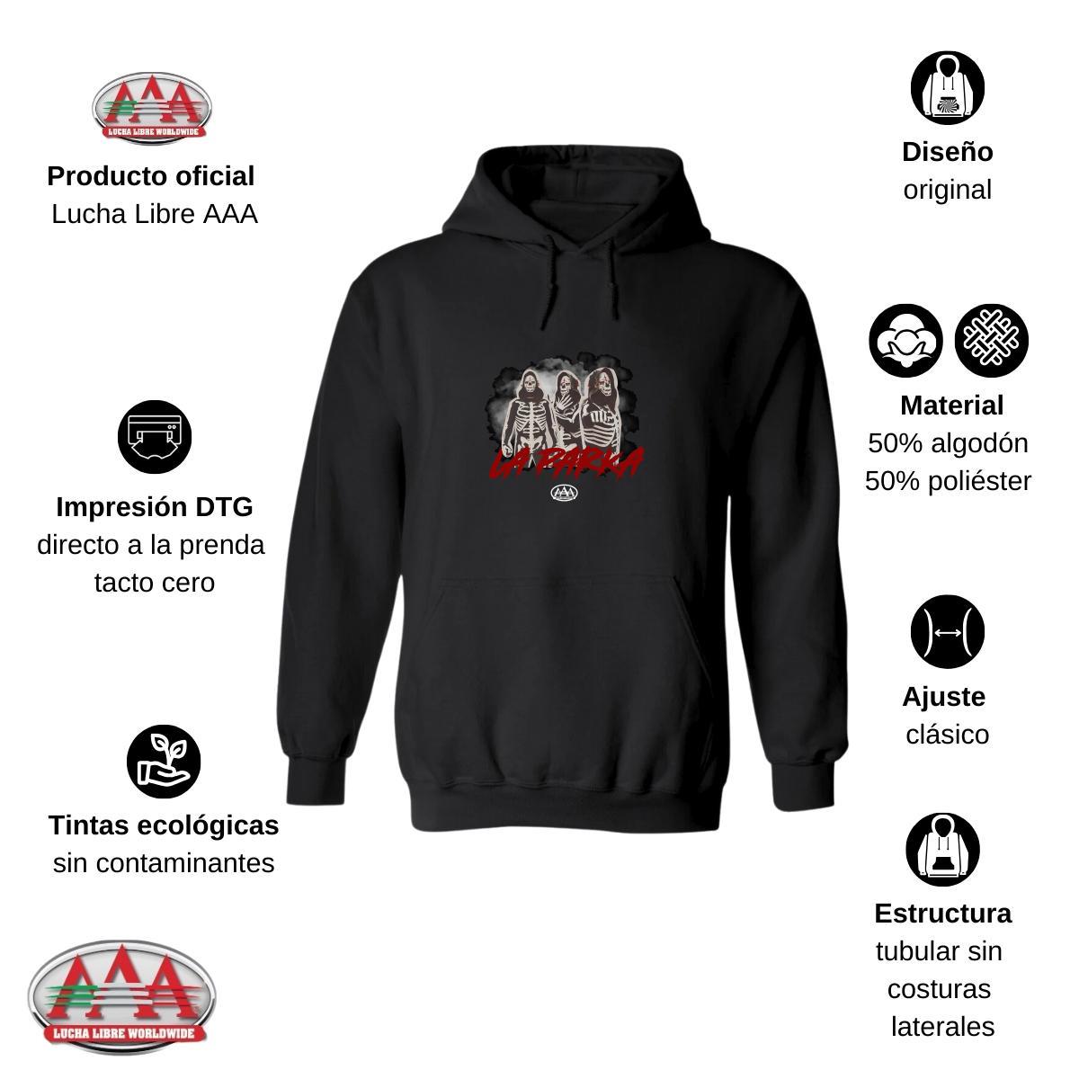 Sudadera Mujer Hoodie  Lucha Libre AAA La Parka Luchador