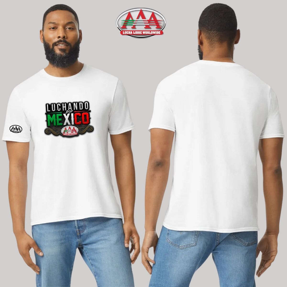 Jersey Playera Lucha Libre AAA Hombre Luchando X México