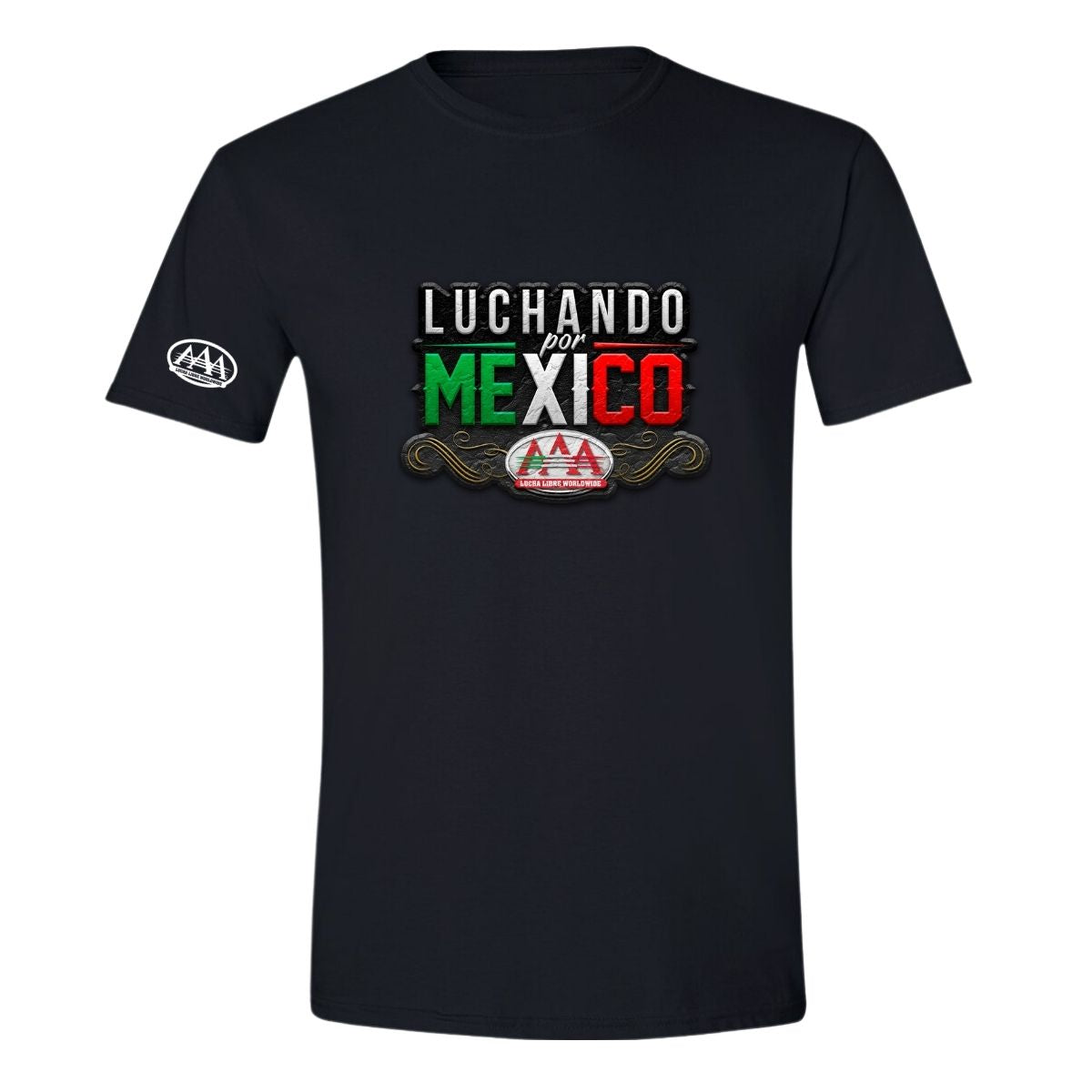 Playera Hombre Lucha Libre AAA Mexicana Luchando por México