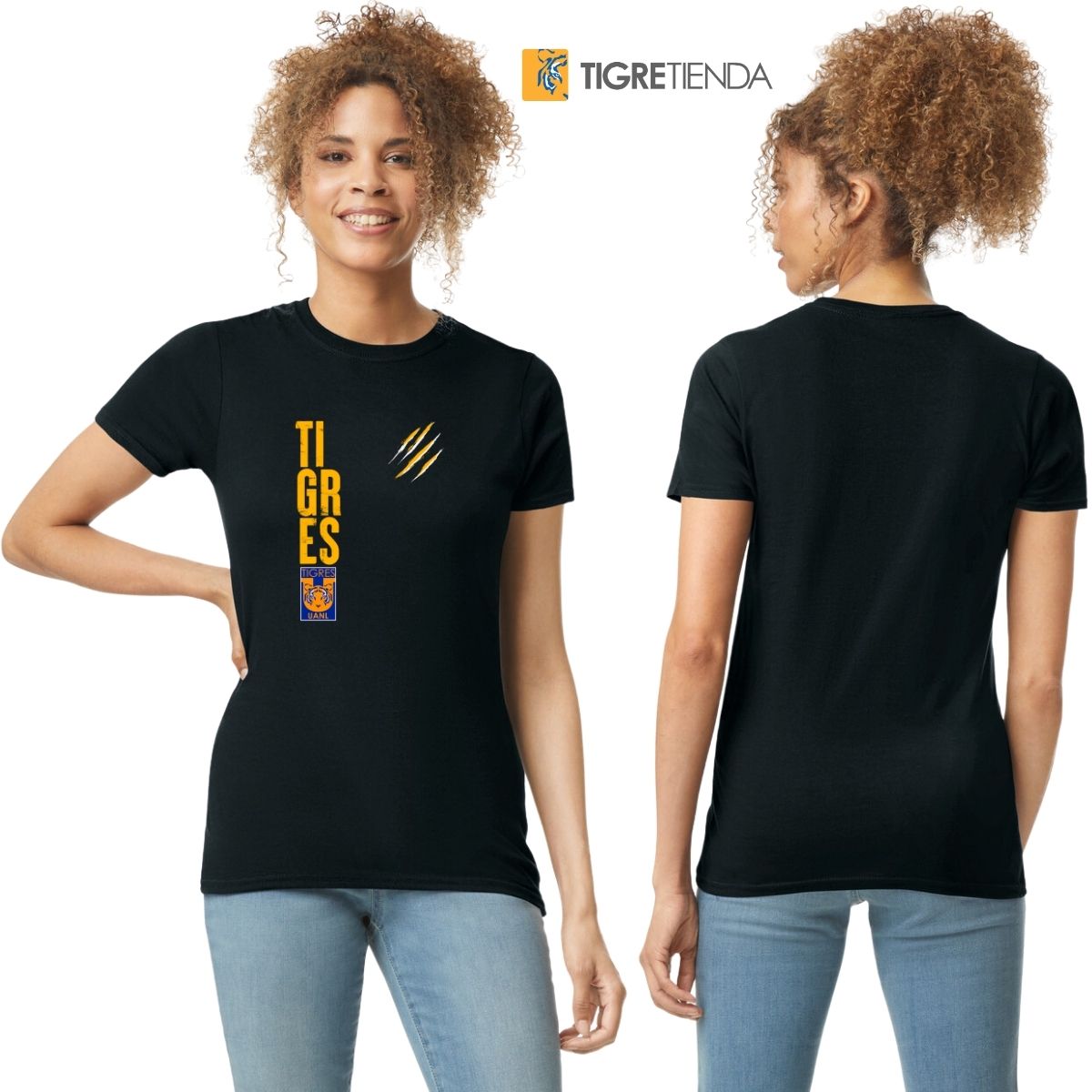 Playera Mujer Tigres UANL Tigres Rayas