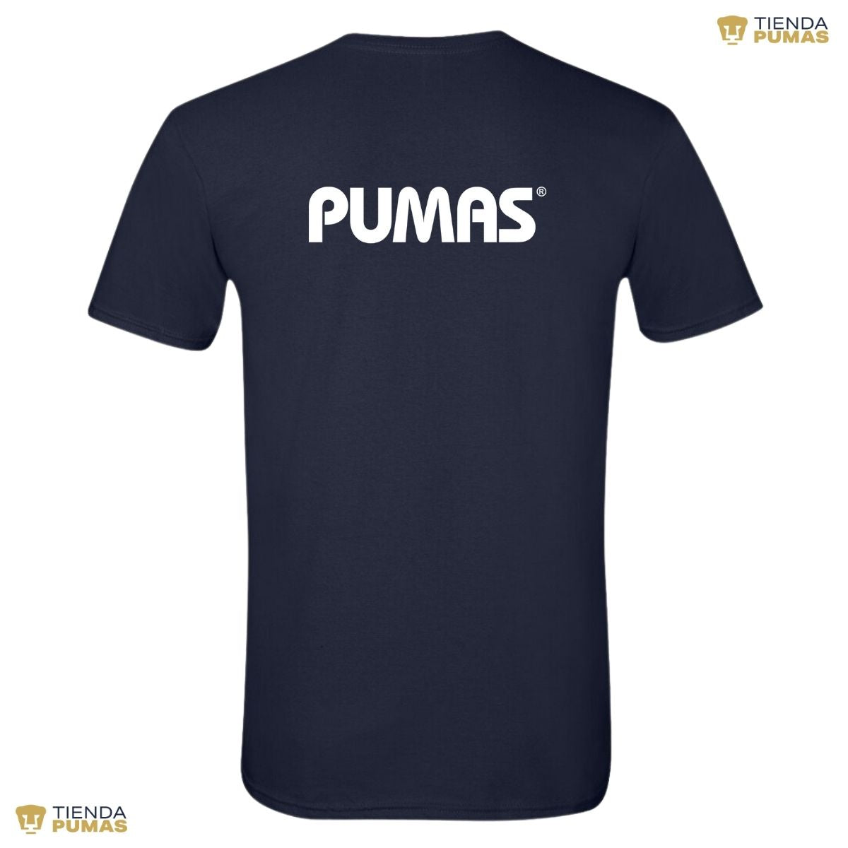 Playera Pumas UNAM Hombre Logo Blanco OD77190