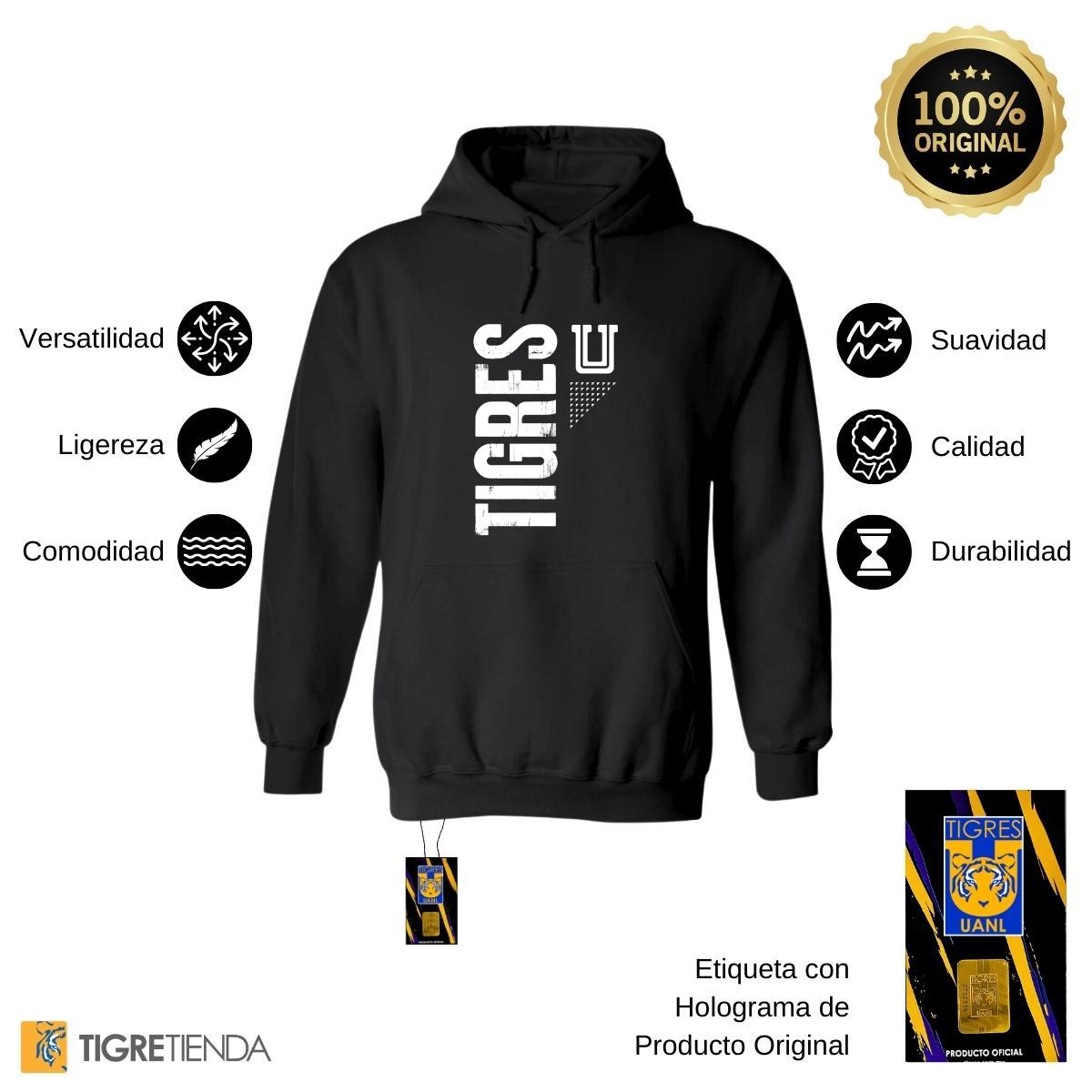 Sudadera Mujer Hoodie  Tigres UANL U Tigres