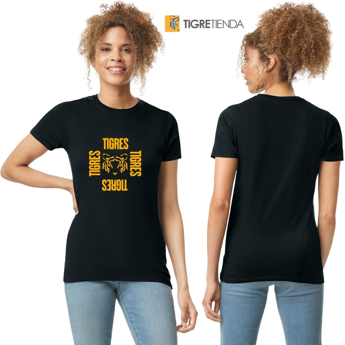 Playera Mujer Tigres UANL Tigres Cuadro