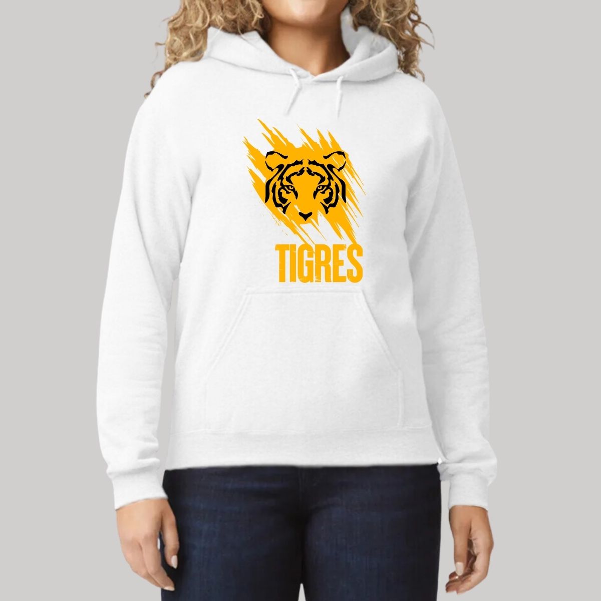 Sudadera Mujer Hoodie  Tigres UANL Rostro