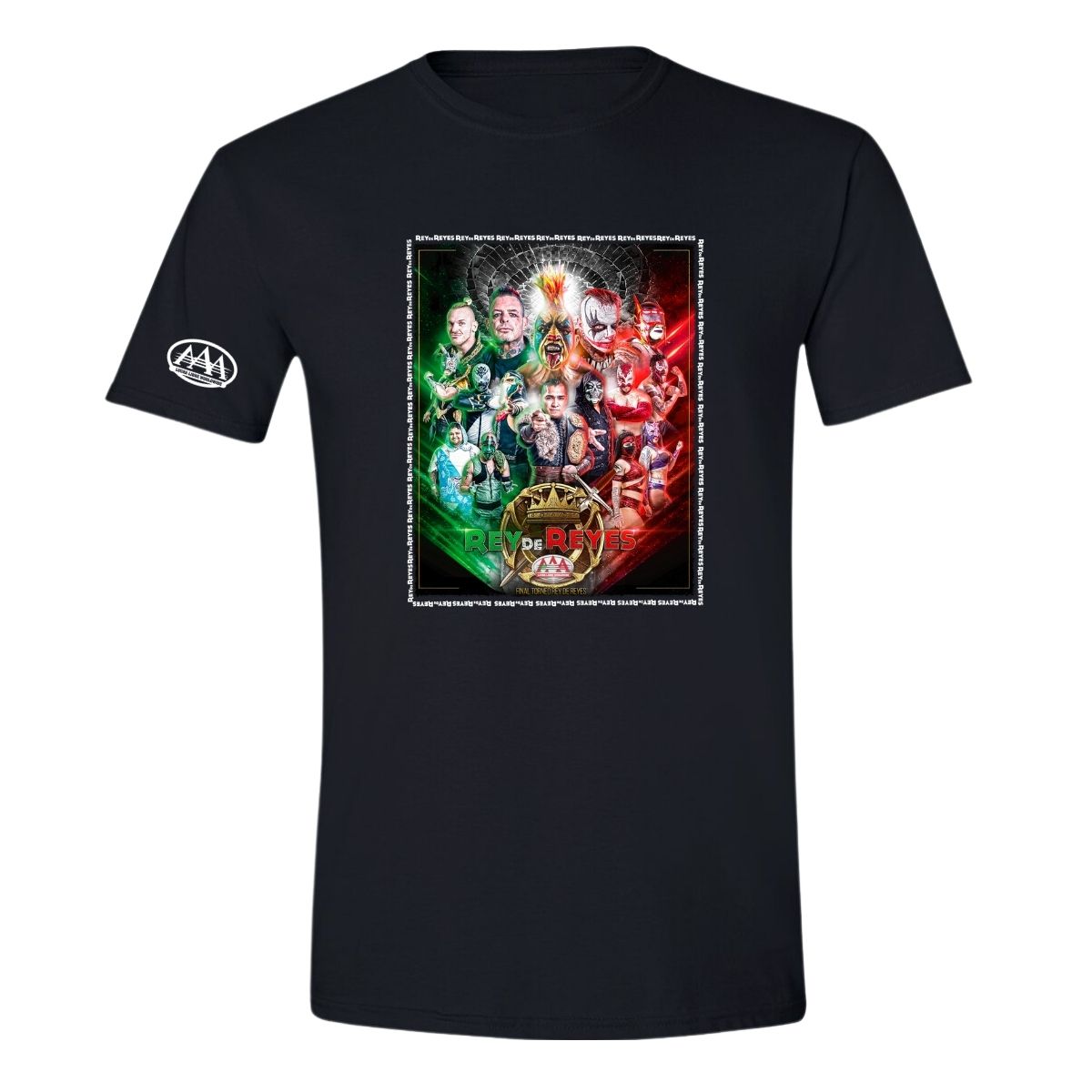 Playera Hombre Lucha Libre AAA Rey De Reyes