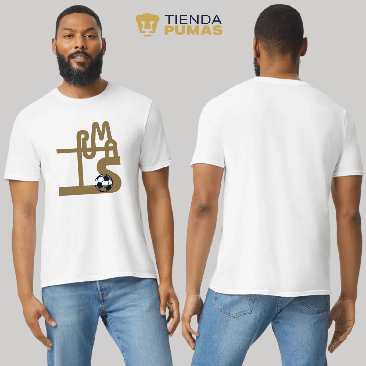 Playera Deportiva Hombre Pumas UNAM Líneas