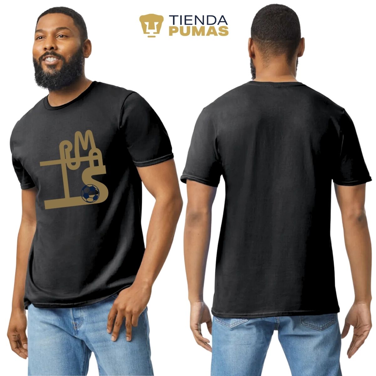 Playera Deportiva Hombre Pumas UNAM Líneas