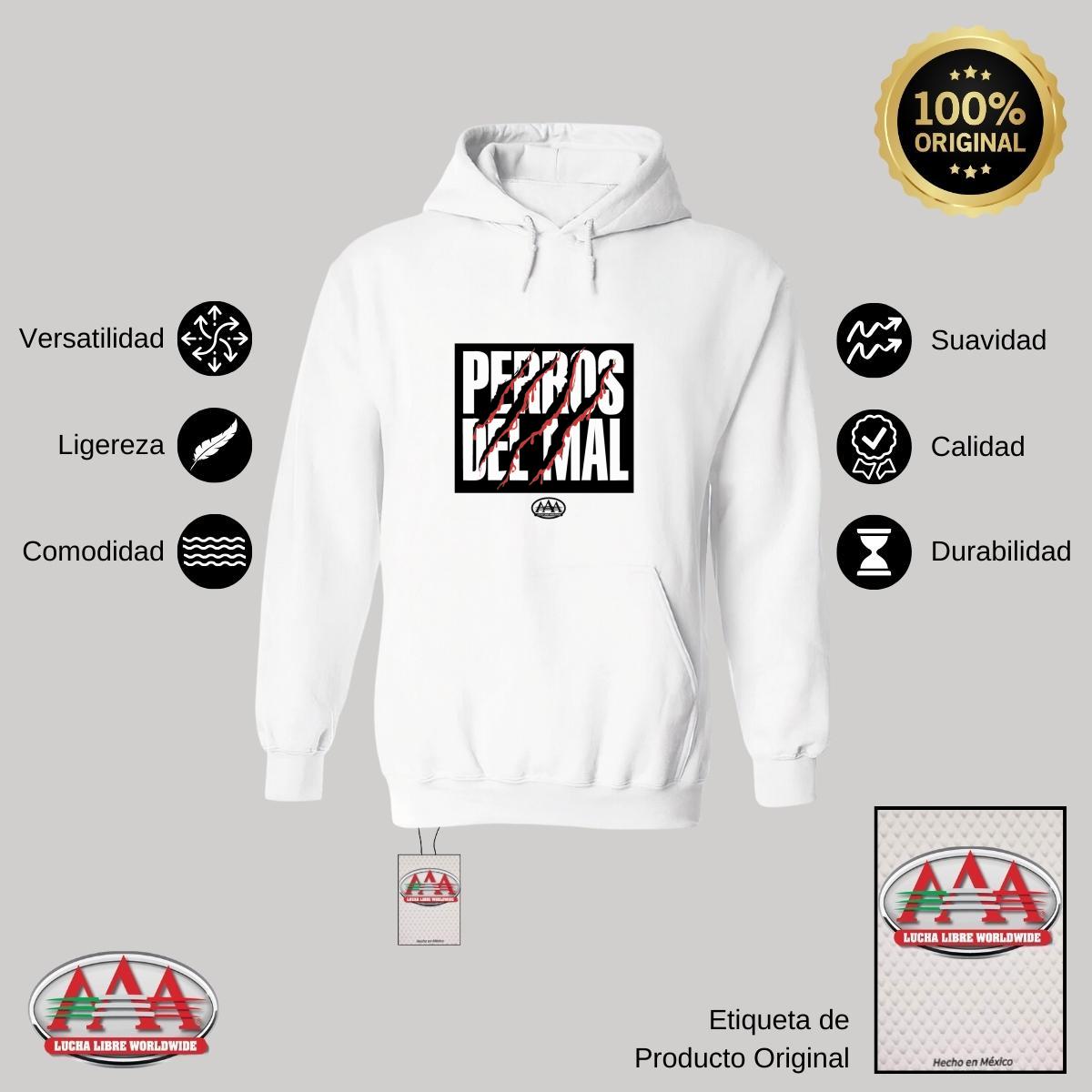 Sudadera Mujer Hoodie  Lucha Libre AAA Perros del mal