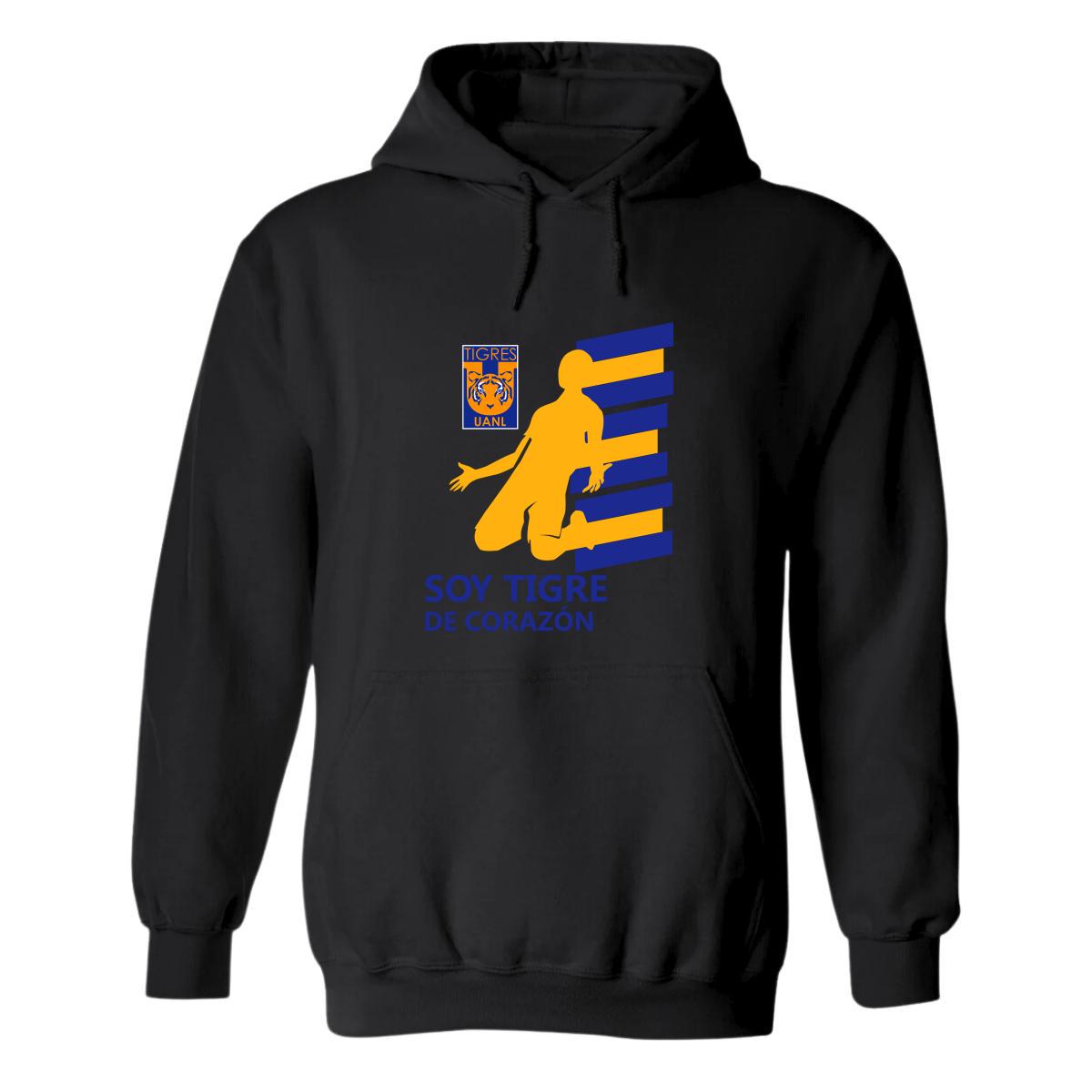 Sudadera Mujer Hoodie  Tigres UANL De corazón