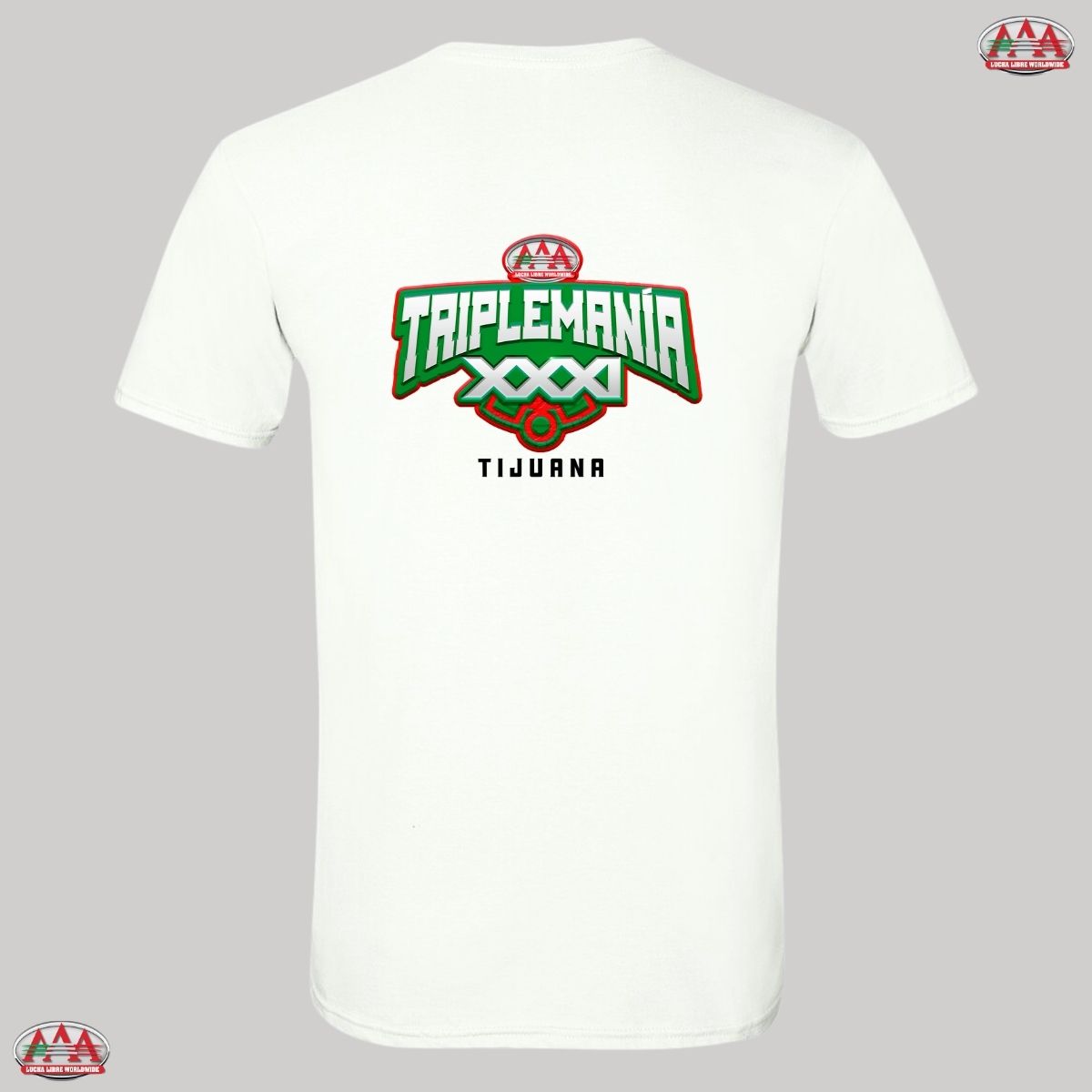 Playera Deportiva Hombre Lucha Libre AAA Triplemanía Tijuana