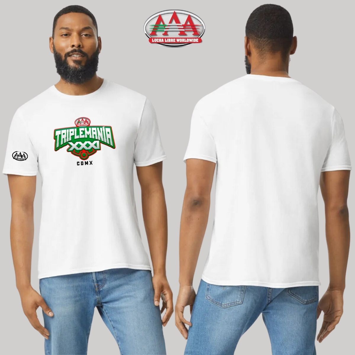 Jersey Playera Lucha Libre AAA Hombre Triplemanía XXXI CDMX