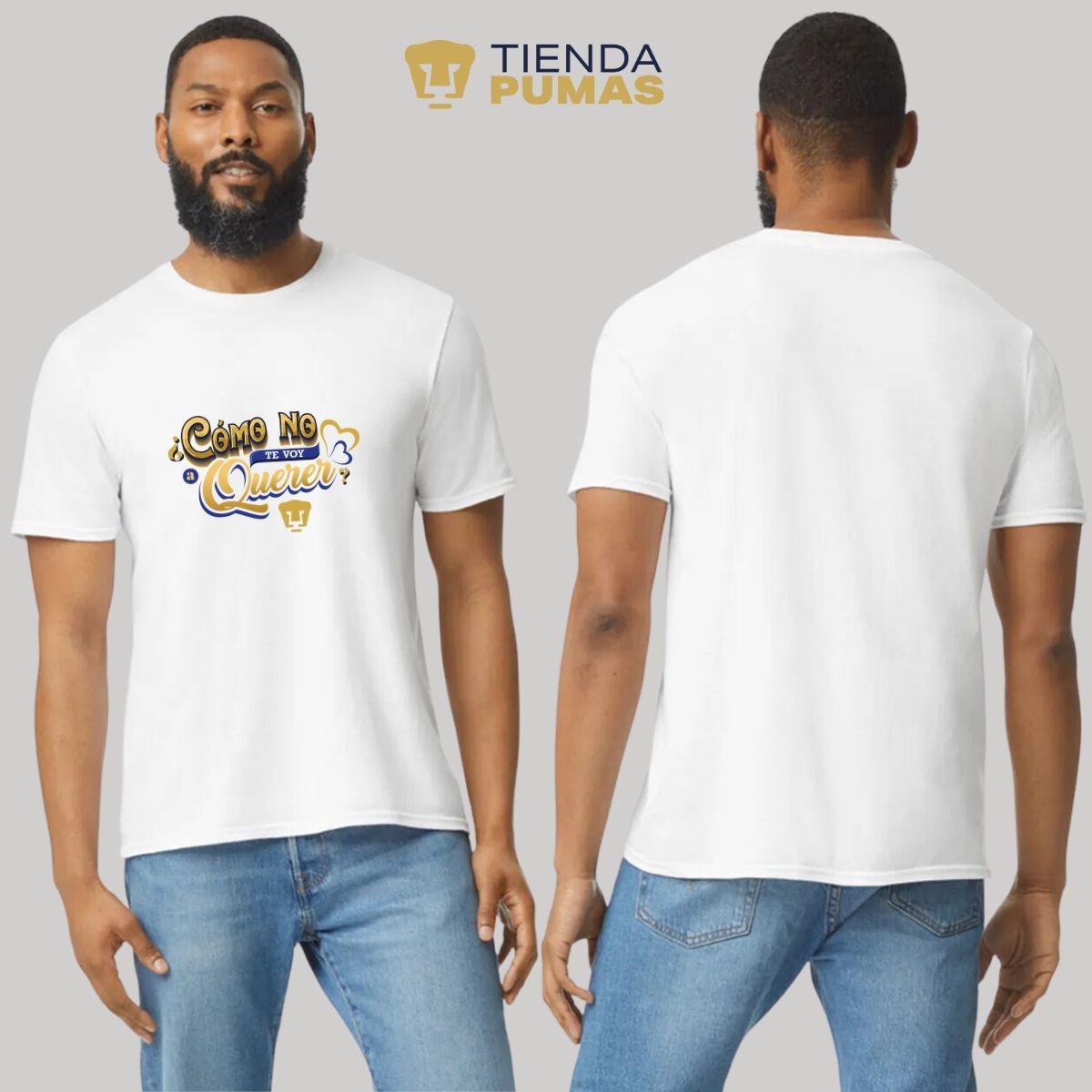 Playera Hombre Pumas UNAM Cómo No Te Voy A Querer