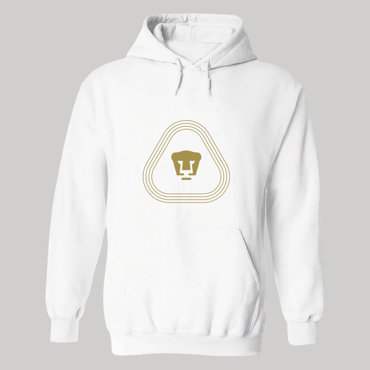 Sudadera para Hombre Hoodie Pumas UNAM Logo Líneas