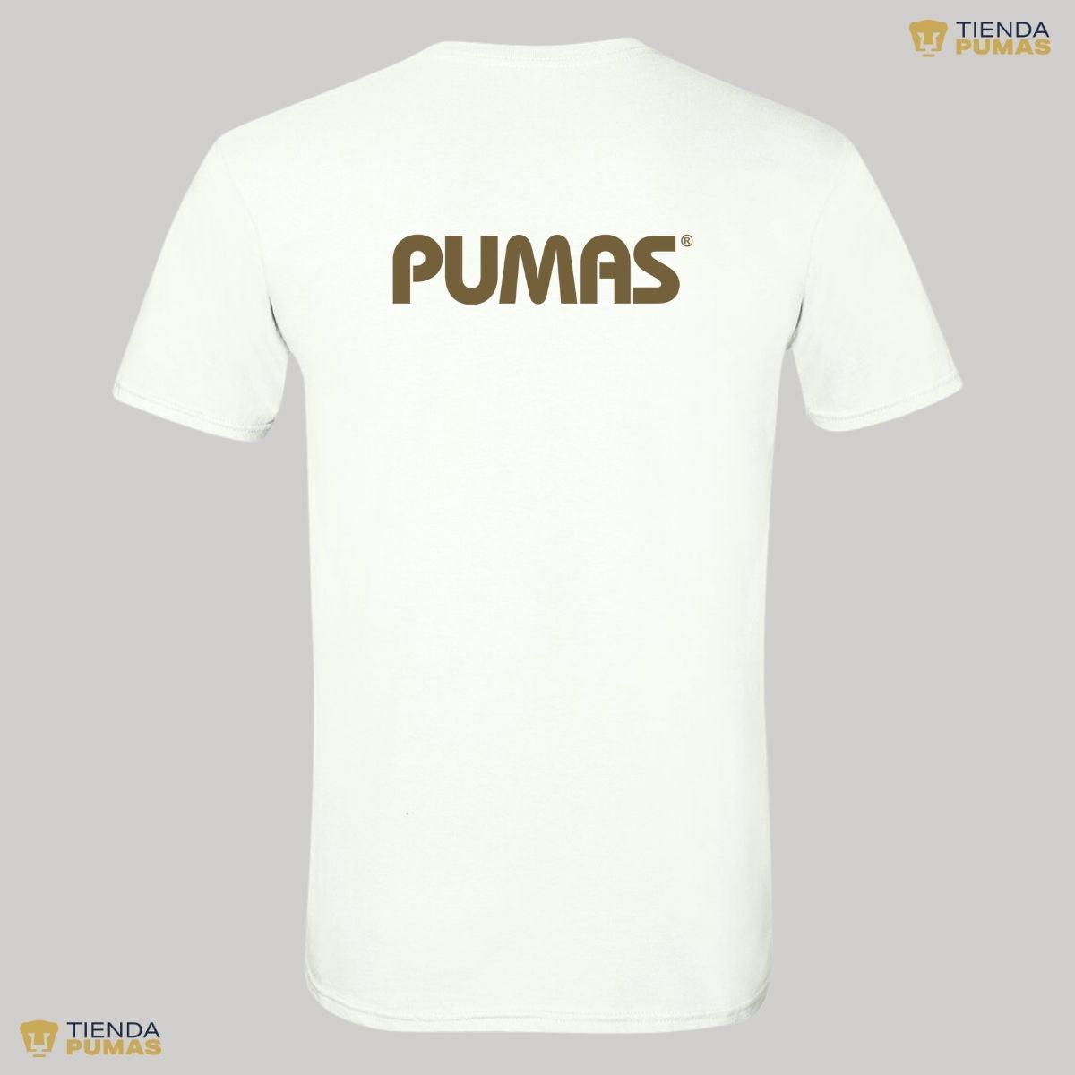 Playera Hombre Pumas Logo Dorado