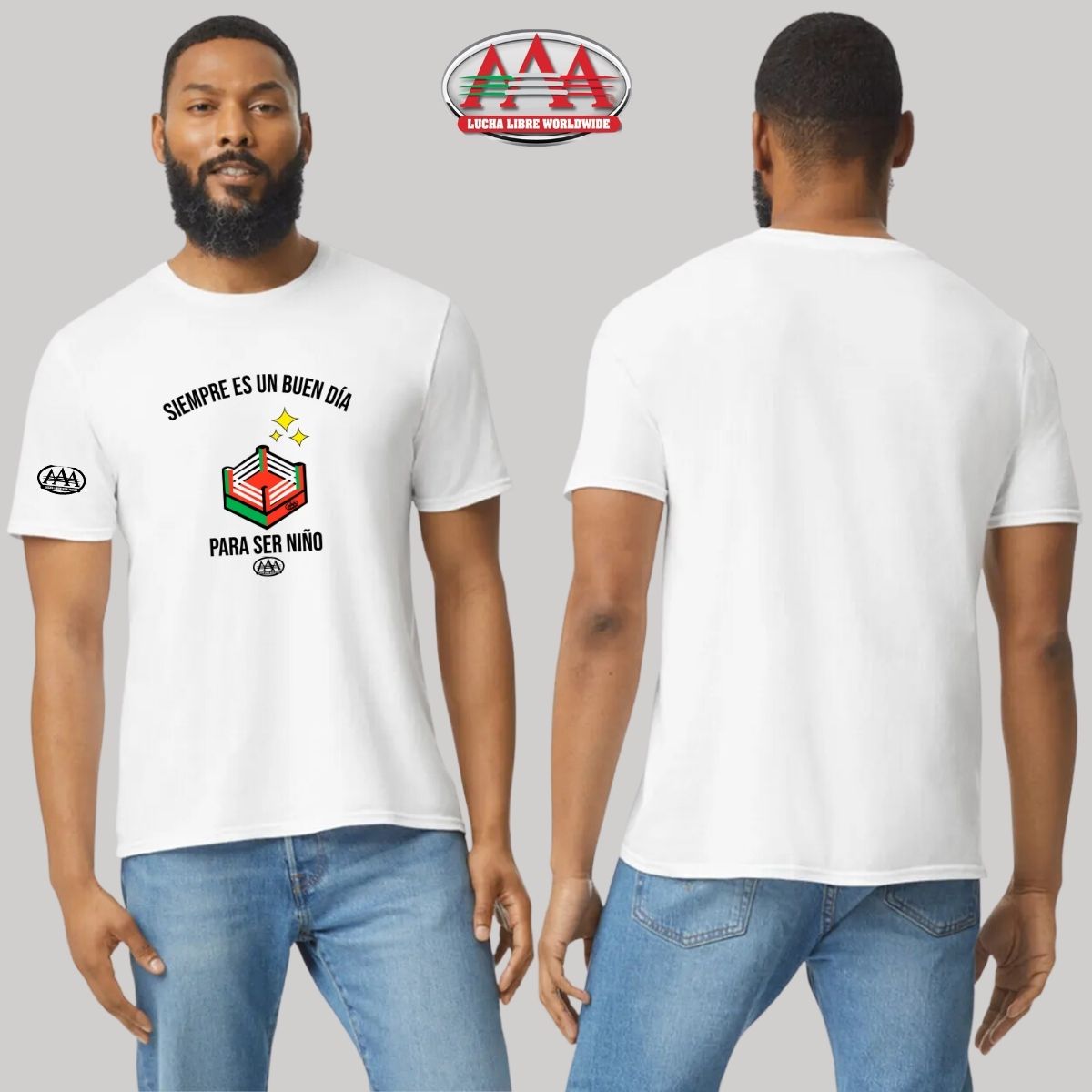 Jersey Playera Lucha Libre AAA Hombre Día del niño Ring