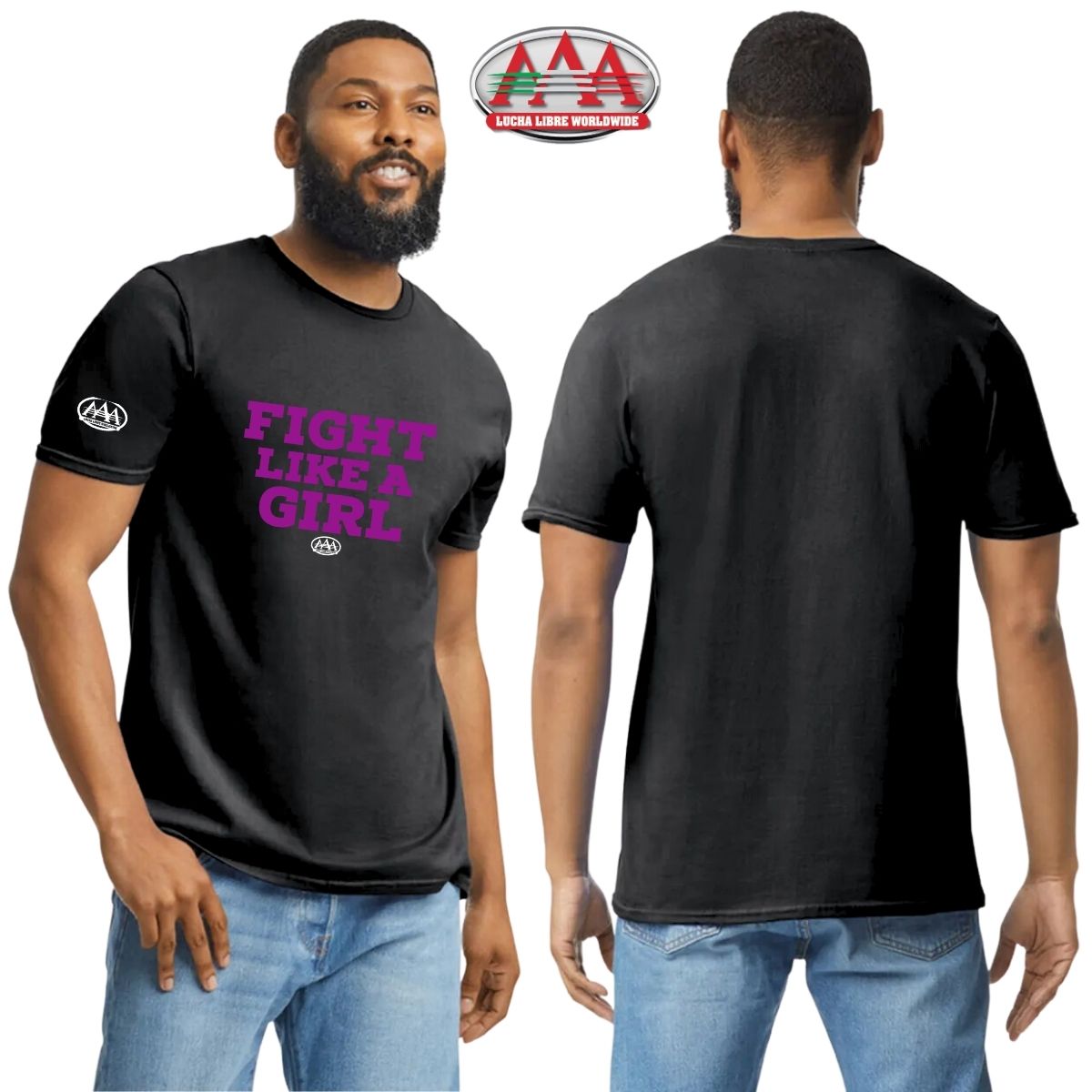 Playera Deportiva Hombre Lucha Libre AAA Fight Like A Girl