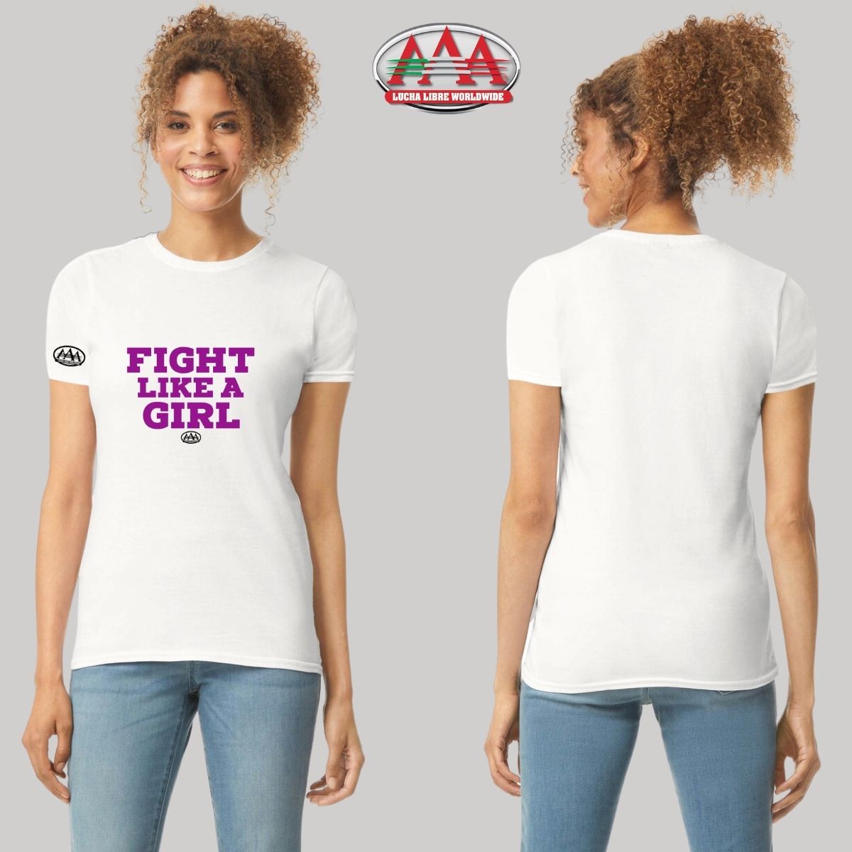 Jersey Playera Lucha Libre AAA Mujer Fight Like A Girl