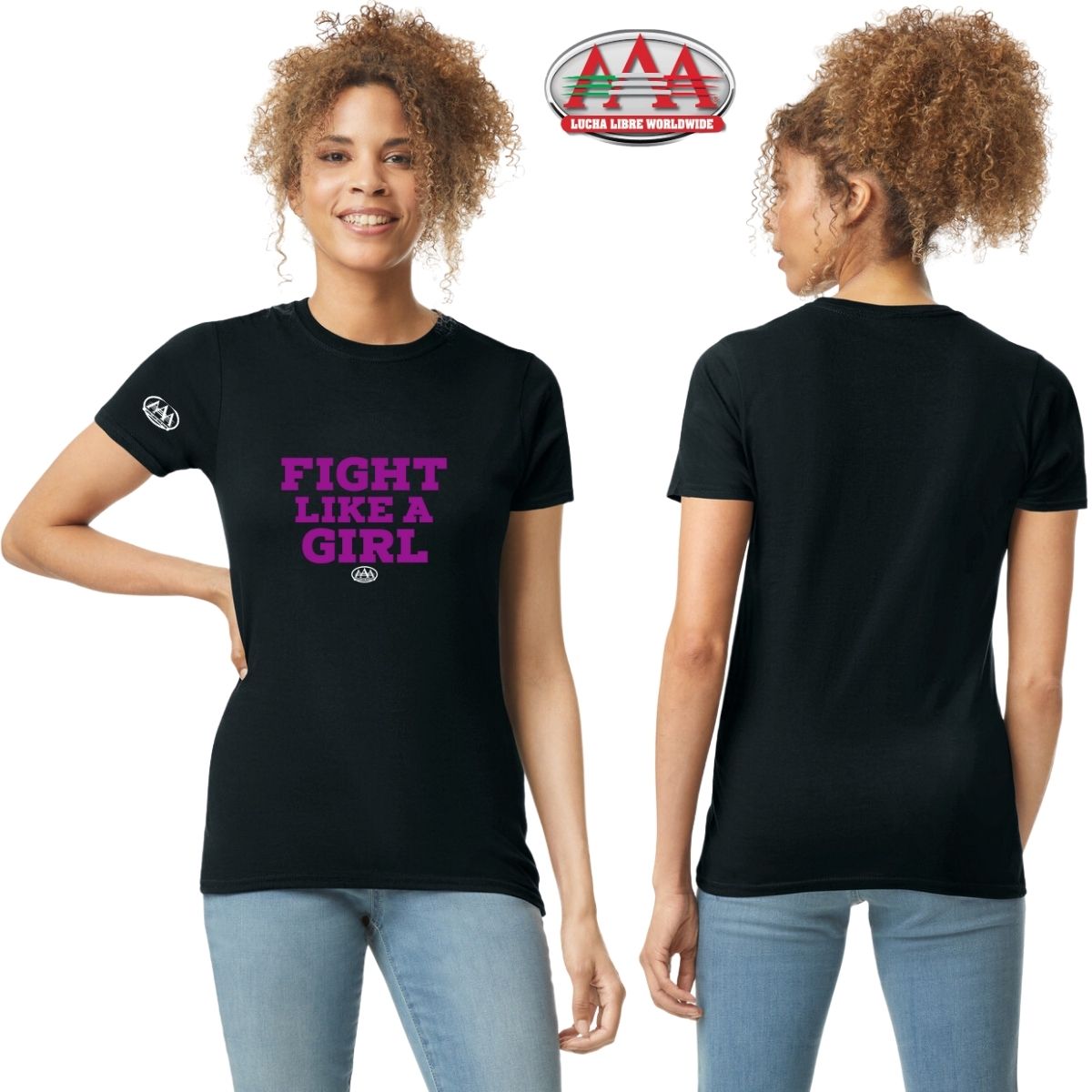 Jersey Playera Lucha Libre AAA Mujer Fight Like A Girl