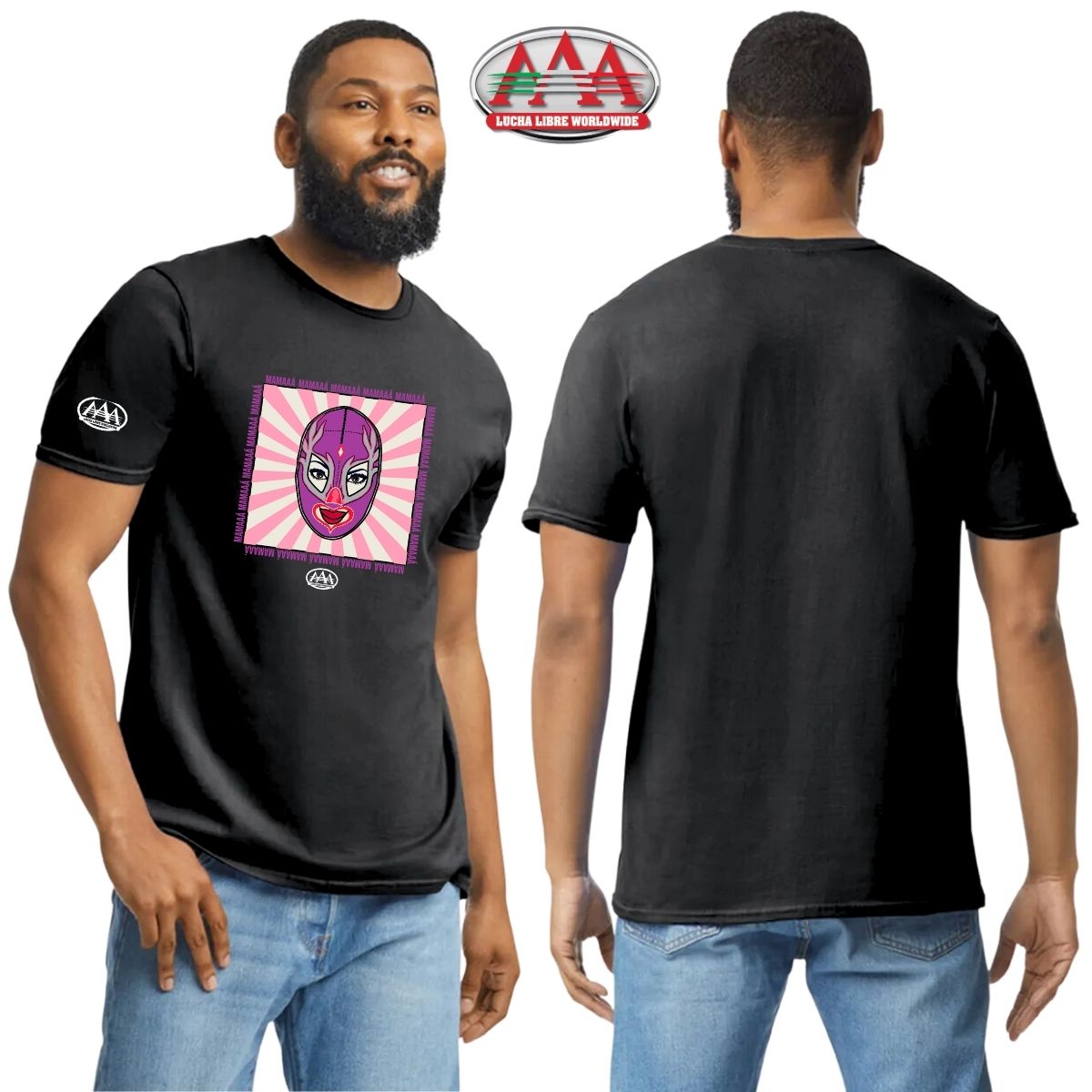 Jersey Playera Lucha Libre AAA Hombre Mamá Lucha Libre